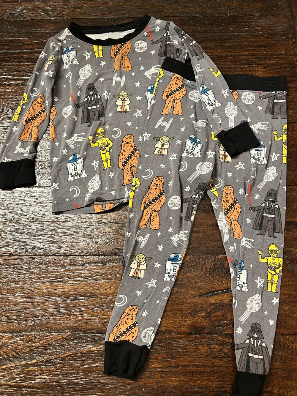 Little Sleepies Star Wars "May The Force Be With You" Bamboo Zippy- 12/18 months